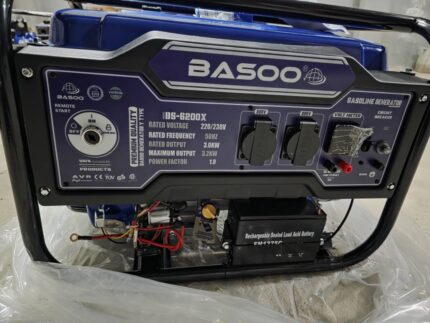 موتوربرق بنزینی باسو مدل BS-6200X با توان ۳ کیلووات